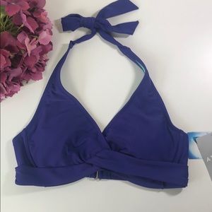 Athleta Tara Halter Bikini Top Biambu Size 34 B/C